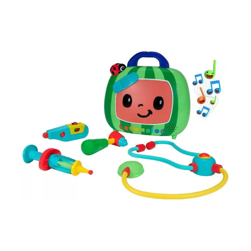 Brinquedo Kit Médico Musical Cocomelon Com Som Candide 3306