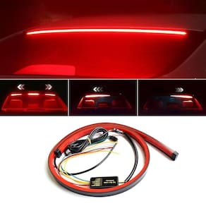 Mangueira Break Light Sequencial Vermelha - LED Freio Carro