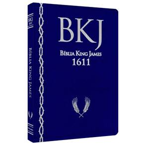 Bíblia King James BKJ 1611 Ultra Fina Ampliada Azul