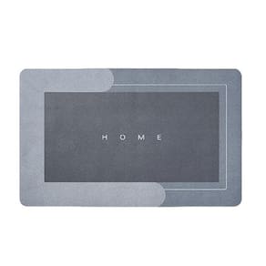 Tapete Magico Ultra Absorvente Antiderrapante Casa - Azul
