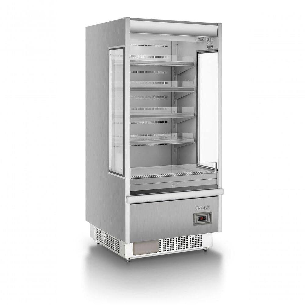 Expositor Vertical Aberto Gsto900 Gelopar Expositor Aberto Gsto900 220v Tipo Inox