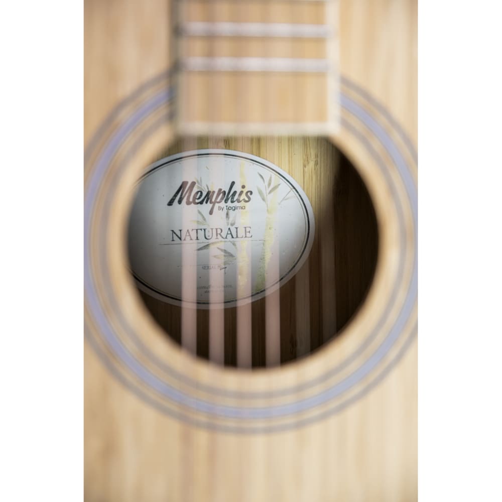 Violão Memphis TAGIMA - Solid Bambu Naturale NTS - Encordoamento Aço