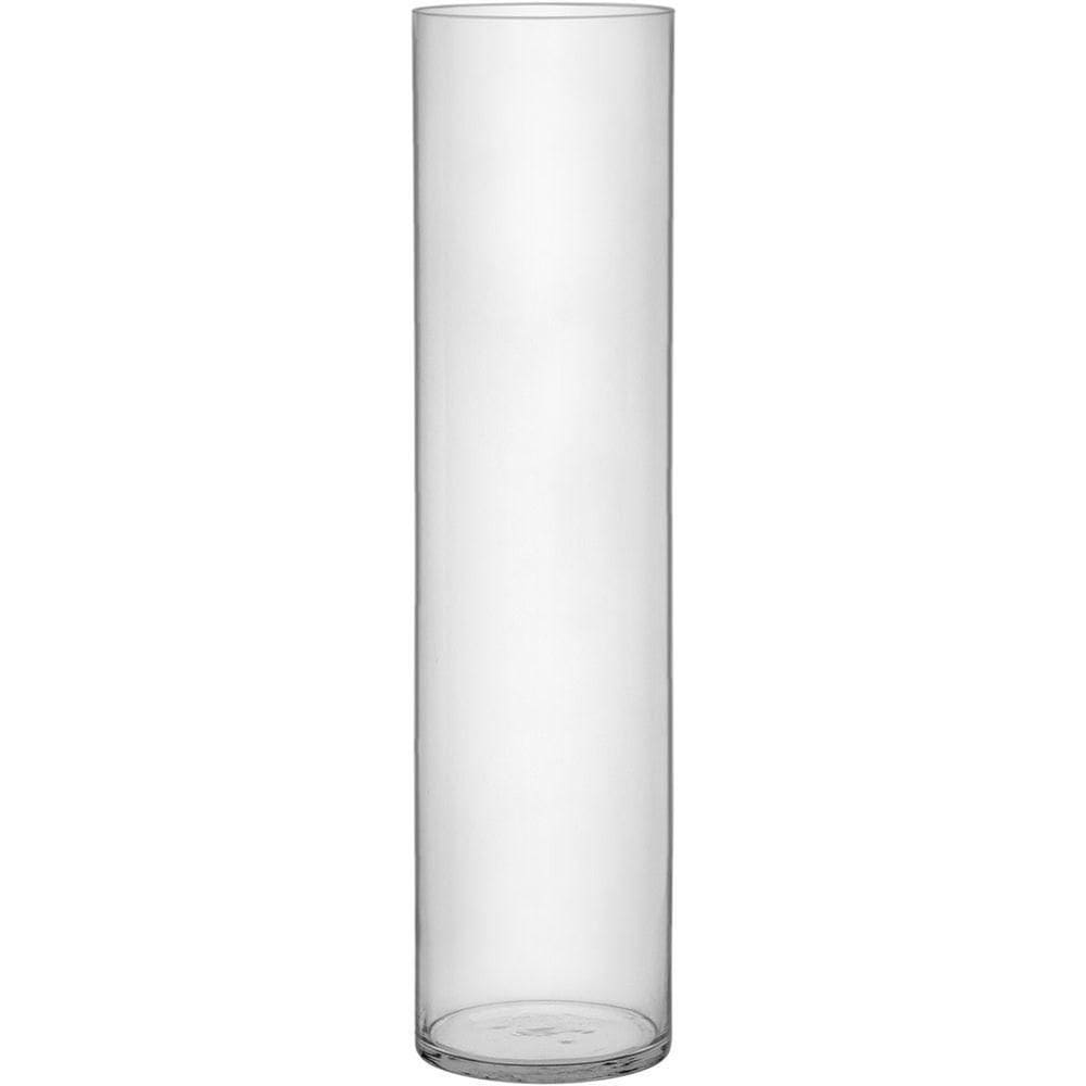 Vaso Decorativo Enfeite Casa Plain Vidro 80x20x20cm