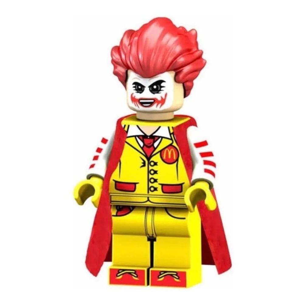 Boneco Blocos De Montar Coringa Ronald Mcdonalds
