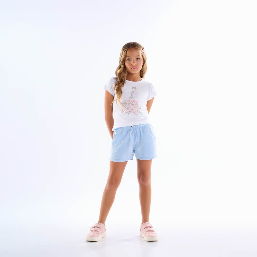 Blusa Infantil Menina - Branco - 50700-3