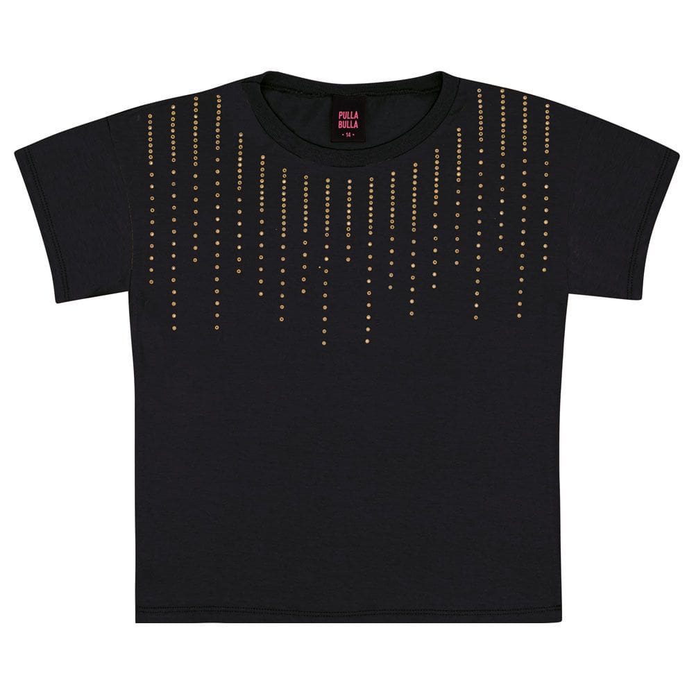 Blusa Juvenil Menina  - Preto - 50810-51