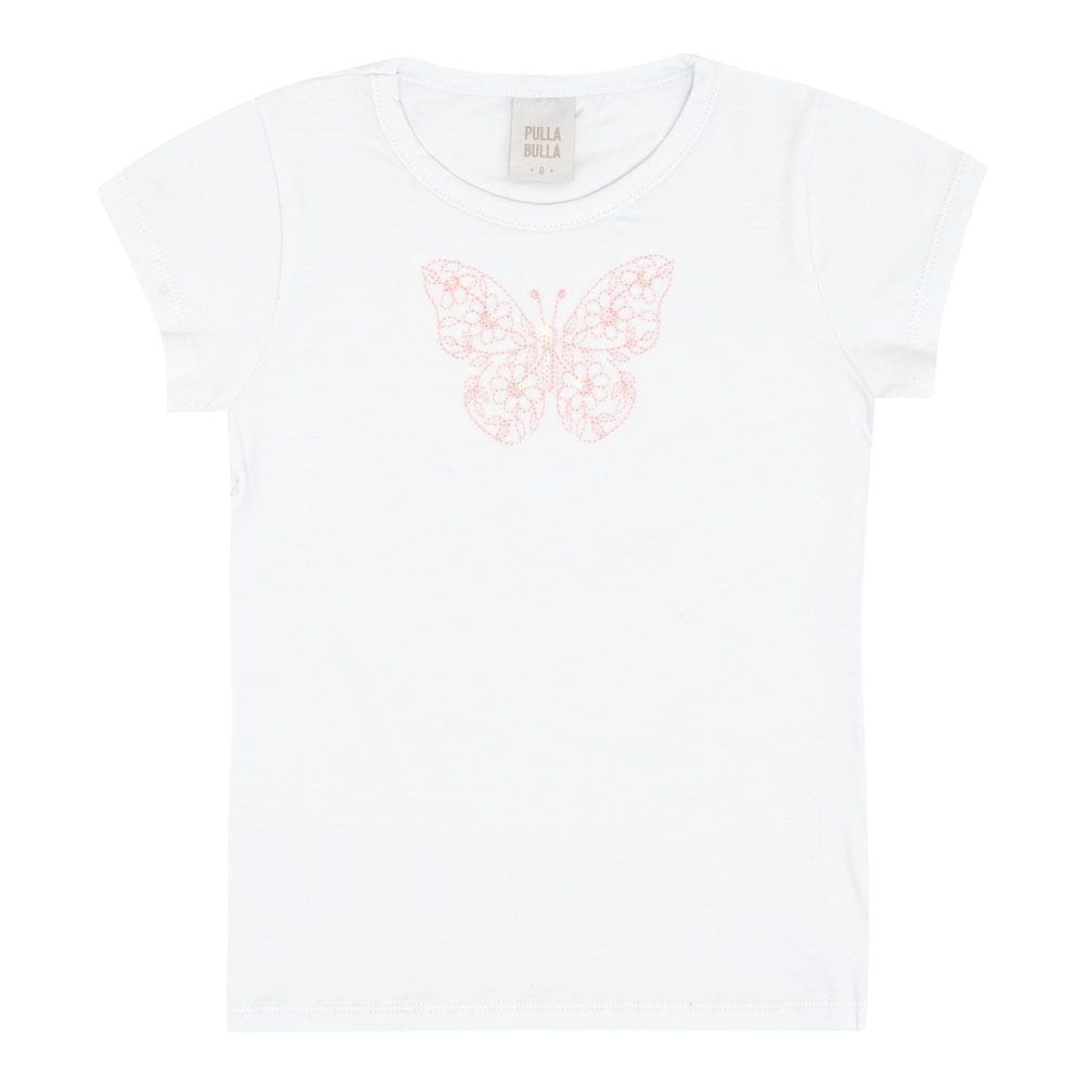 Blusa Infantil Menina - Branco - 50705-3