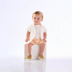 Camiseta Bebê Menino - Off White - 50552-1271