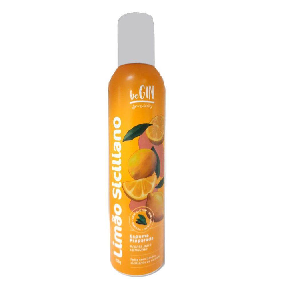 Espuma De Limão Siciliano Para Drinks Begin 200G