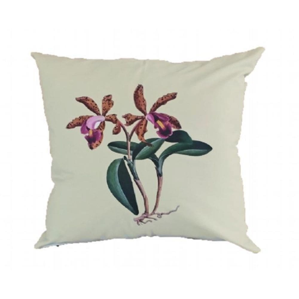 Capa De Almofada 45X45 Cattleya Quinquecolor