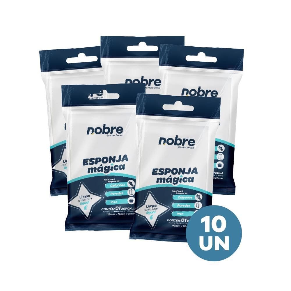 Esponja Magica  Pacote C/10 Unid.  - Nobre
