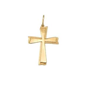Pingente Cruz Em Ouro 18K