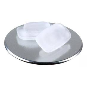 Plaquetas Silicone Consertos Óculos Preta Branca 10 Pares