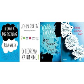 Kit 4 Livros John Green A Culpa É Das Estrelas + Teorema