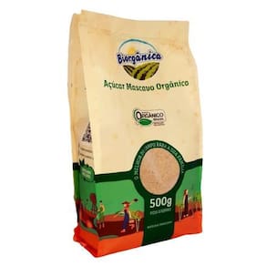 Açúcar Mascavo Orgânico Biorgânica 500G
