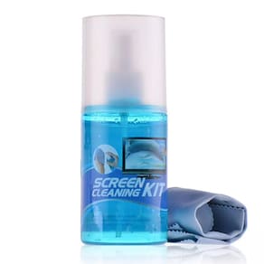 Kit Liquido Com Flanela Para Limpar Tela Tv Notebook Tablet