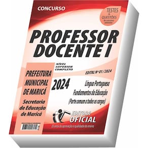 Apostila Maricá - Rj - Professor Docente I - Parte Comum