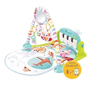 Tapete de Atividades com Piano e Bluetooth Maxibaby - Azul