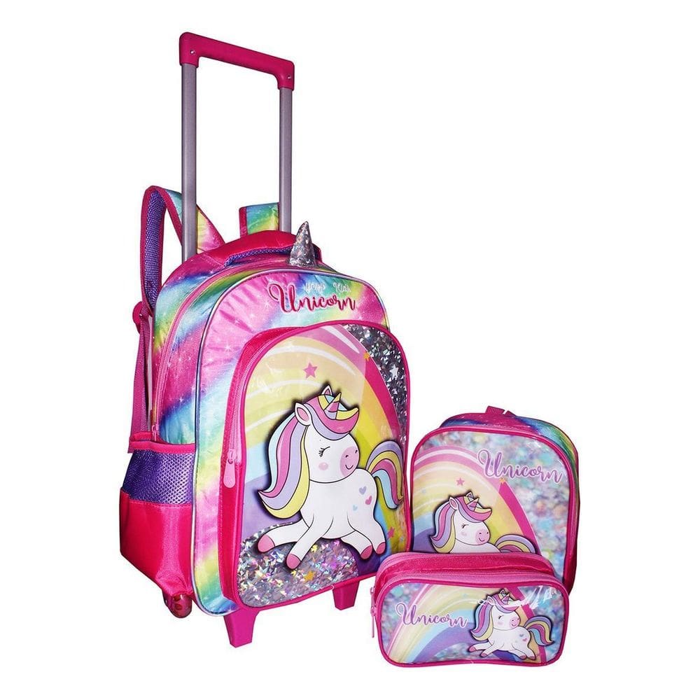 Mochila de Rodinha Infantil Resistente - 40cm x 30cm x 12cm