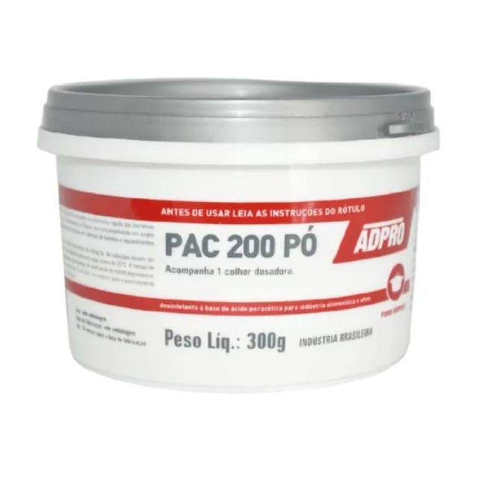 Sanitizante Pac 200 Pó 300G - Ácido Peracético