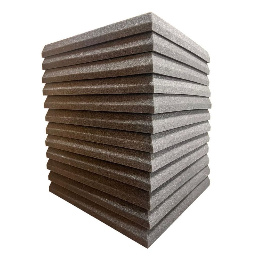 Espuma Acústica 50 X 50 X 5Cm Lisa - 8 Placas Anti Chamas