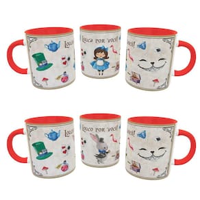 Kit 2 Canecas Casal Maluco Wonderland Namorados Geek