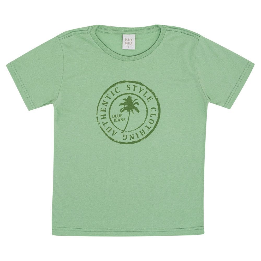 Camiseta Infantil Menino - Pistache - 50757-1262