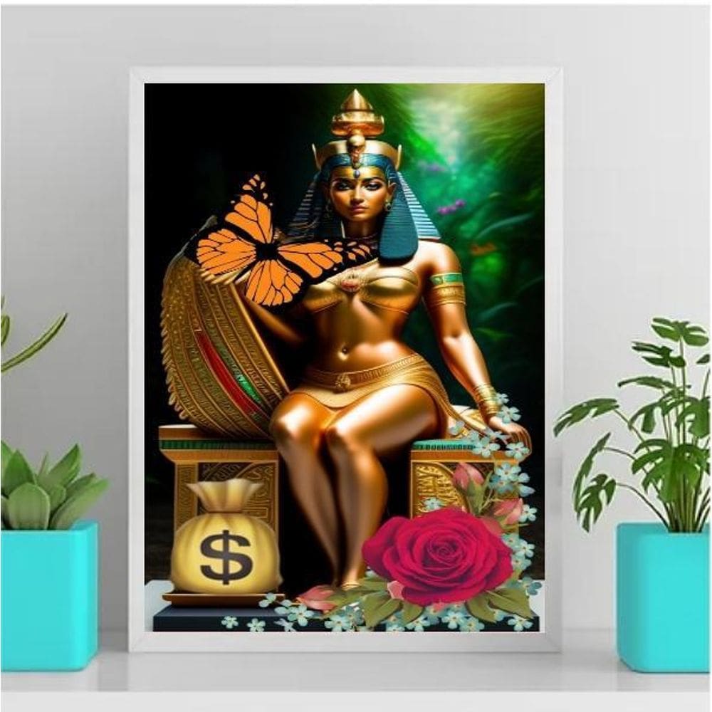 Quadro Arquétipo Cleópatra 45X34Cm