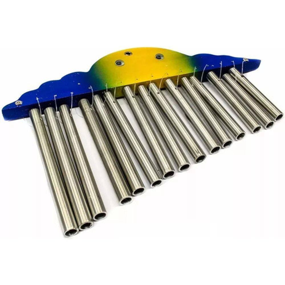 Carrilhão De Alumínio Infantil C 15 Tubos Jog Vibratom P0125