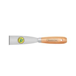 Espátula Metálica Rígida 4cm com Cabo de Madeira Tramontina