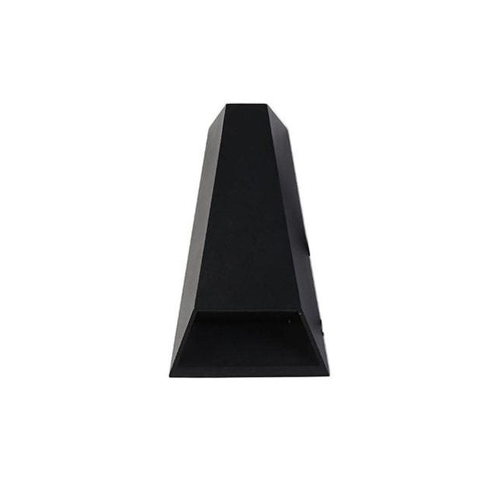 Arandela Led Nordecor Drie 2614 Preta 6W / Ip65 / 3000K /