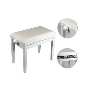 Banqueta/Banco Branco para Piano com Regulagem de Altura - BP-80 - SATY