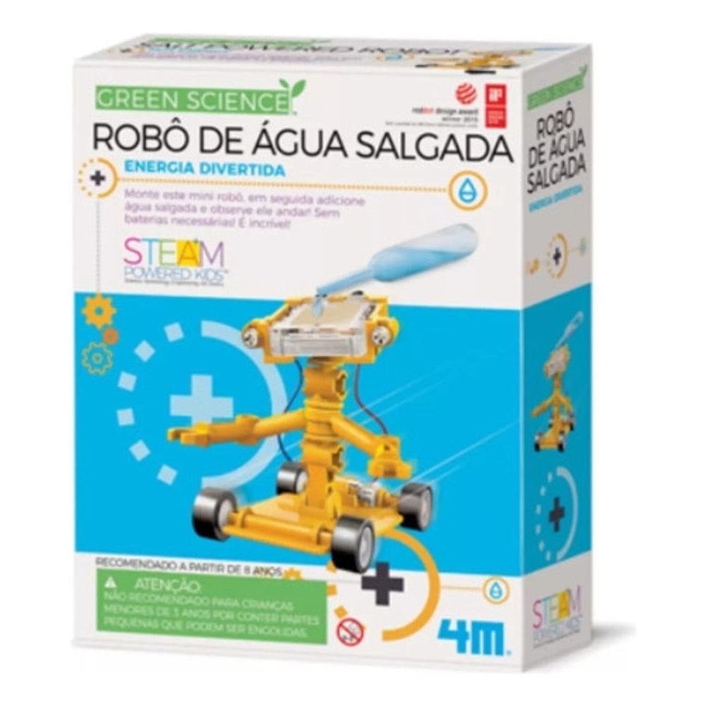 Robo De Agua Salgada Inafntil Green Science Kosmika 4m Cienc