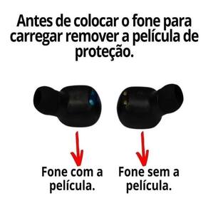 Fone De Ouvido Bluetooth Preto In-Ear Para Samsung A53