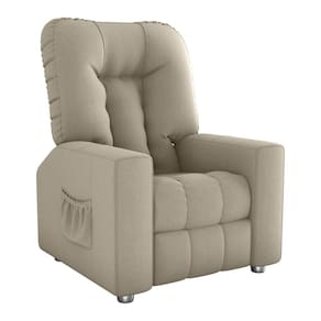 Poltrona Retrátil e Reclinável 82cm com Tecido Suede Multimóveis CR45261