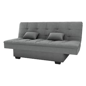 Sofá-Cama 180cm 3 Lugares com Tecido Bouclé Multimóveis CR45258