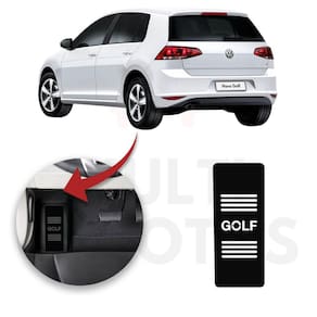 Descanso De Pé Volkswagen Golf 14 A 21 Aço Escovado Preto