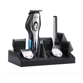 Maquina De Acabamento Cabelo Barba Nariz Profissional Kemei