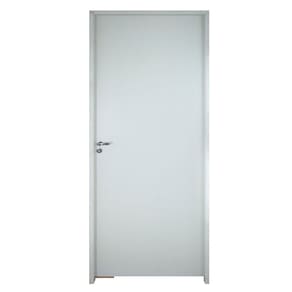 Porta Lisa Prime Batente Ecológico 14 Fechadura Stilo Wc 62 X 2,10 Lado Esquerdo Branco