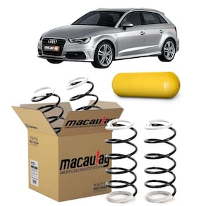 Par De Molas Gnv Traseira Audi A3 Sportback