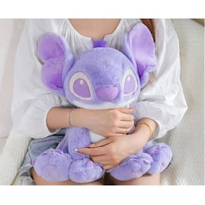 Brinquedo de pelúcia Lilo & Stitch Baby, presente de desenho animado de 30 cm - roxo