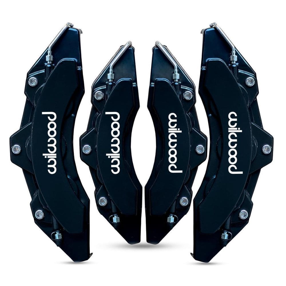 Capa De Pinça De Freio Para Wilwood Preta 2 Pares + Cola 50G