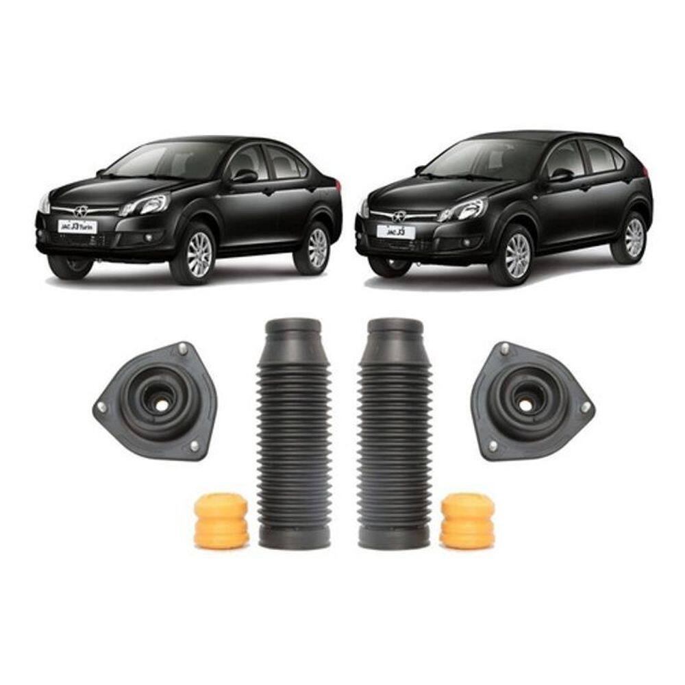 Kit Batente Suspensão Jac J3 13-16 Coxim Rolamento Coifa