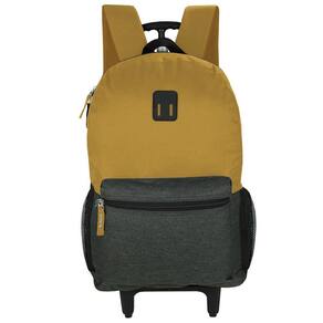 Mochila Escolar Rodinhas Estampa Casual 44cm | Marca XYZ