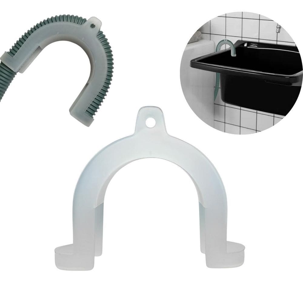 Suporte Curva Mangueira Saída Água Máquina Lavar Universal