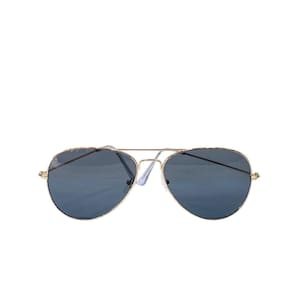 Óculos De Sol Aviador Dourado
