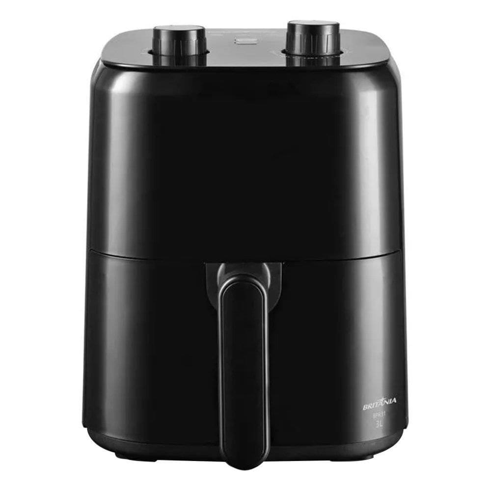 Fritadeira Air Fryer Britânia BFR31 | 1300W, 3 Litros, Preto