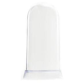 1 Redoma De Acrílico Cúpula Base Média 15 Cm Cristal