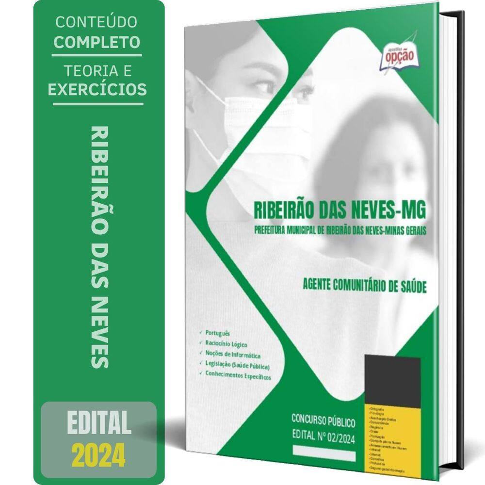 Apostila Prefeitura Ribeirão Das Neves Mg 2024 Agente