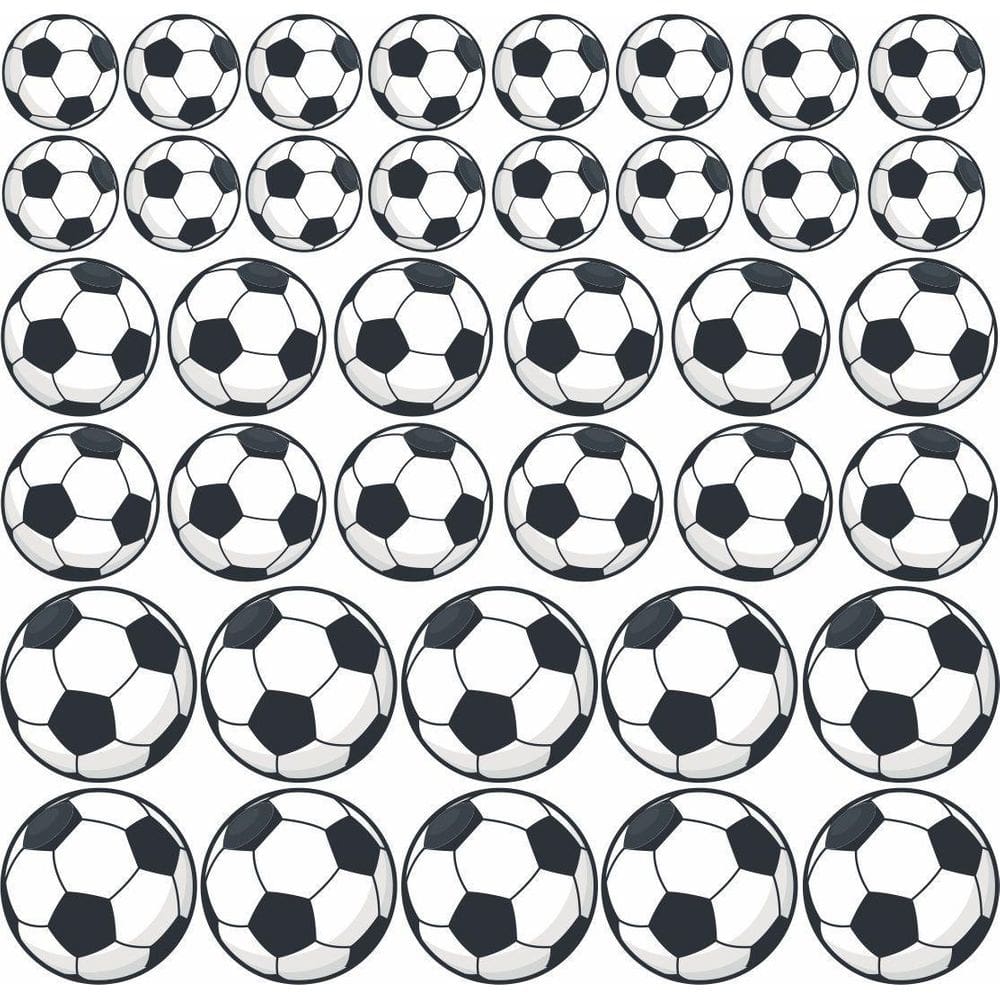 Adesivo De Parede Bolas De Futebol Esportes Brasileirão